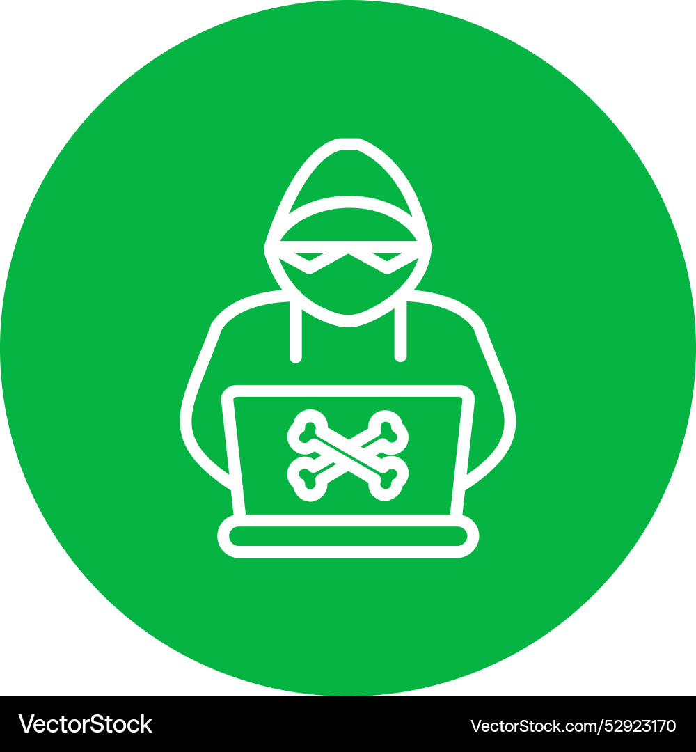 Hacker icon design Vector Image