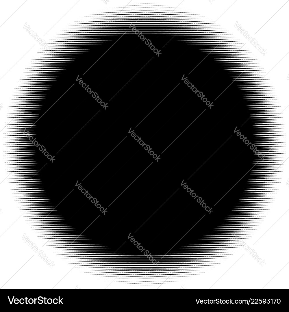Halftone element with square or triangle instead vector image