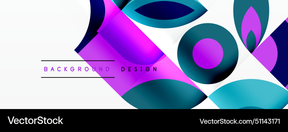 A colorful abstract background with circles A colorful abstract background with circles vector image