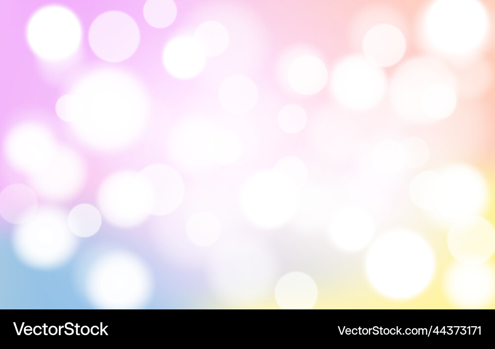 Colorful elegant bokeh soft light abstract Colorful elegant bokeh soft light abstract vector image