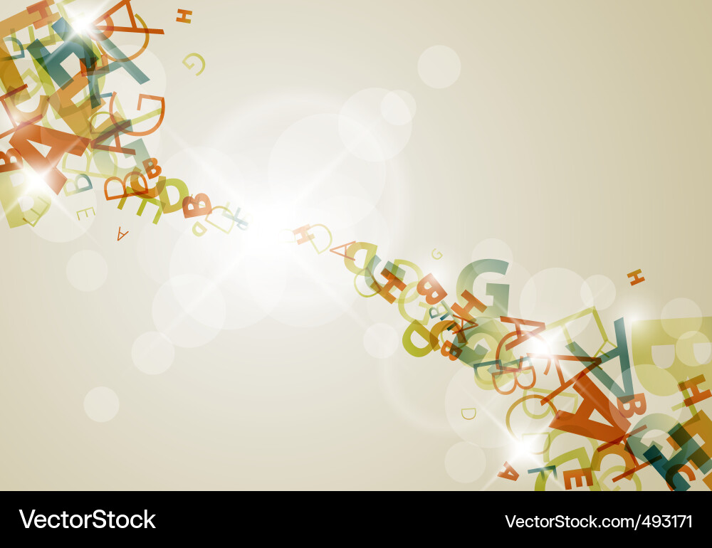 Mathematical Number Background vector image