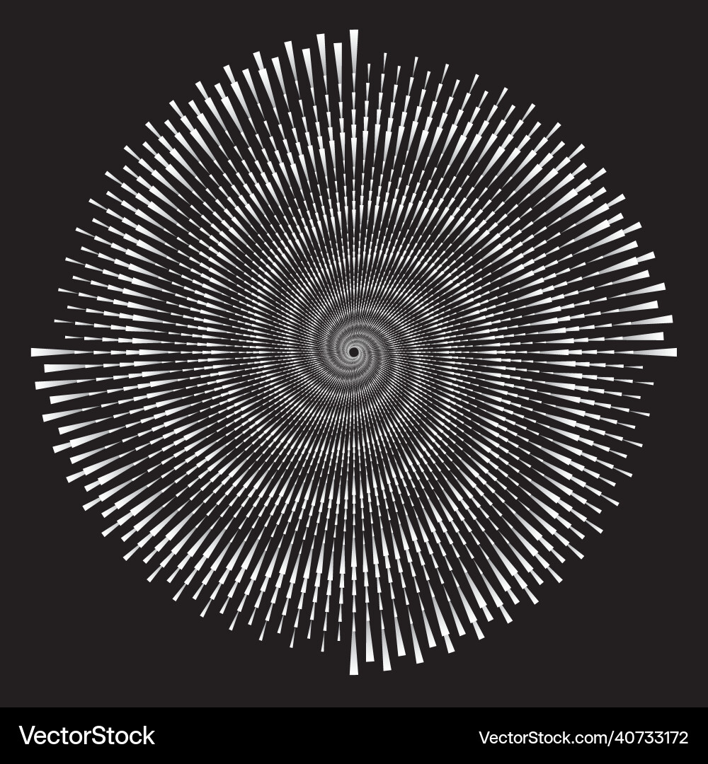 3d spiral design element background abstract image Vector Image