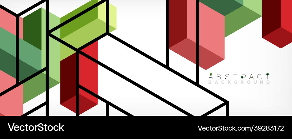 Abstract background 3d cubes cubic elements Abstract background 3d cubes cubic elements vector image