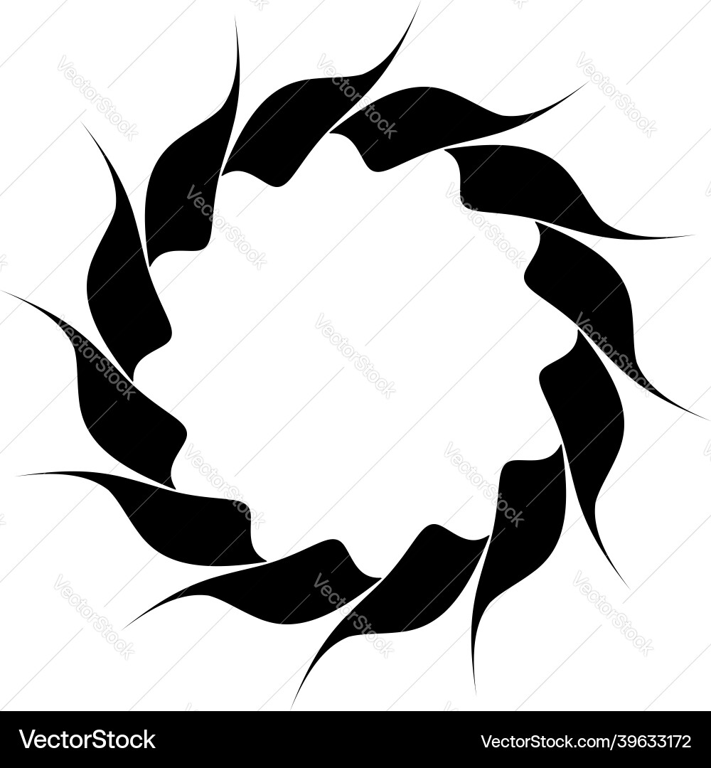 Abstract circular drawing amorphous nonfigurative Abstract circular drawing amorphous nonfigurative vector image
