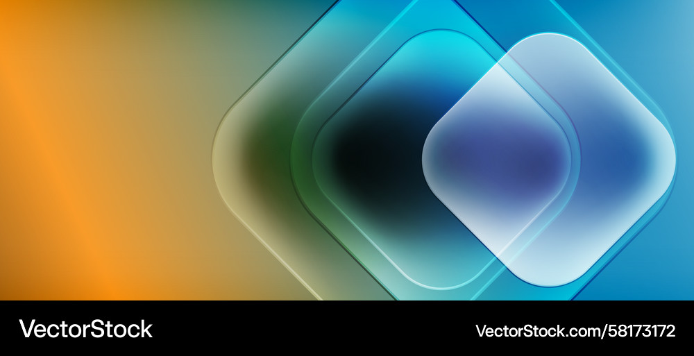 Abstract Gradient Square Background Vector Image