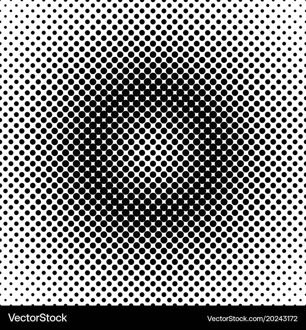Abstract halftone dot pattern background vector image