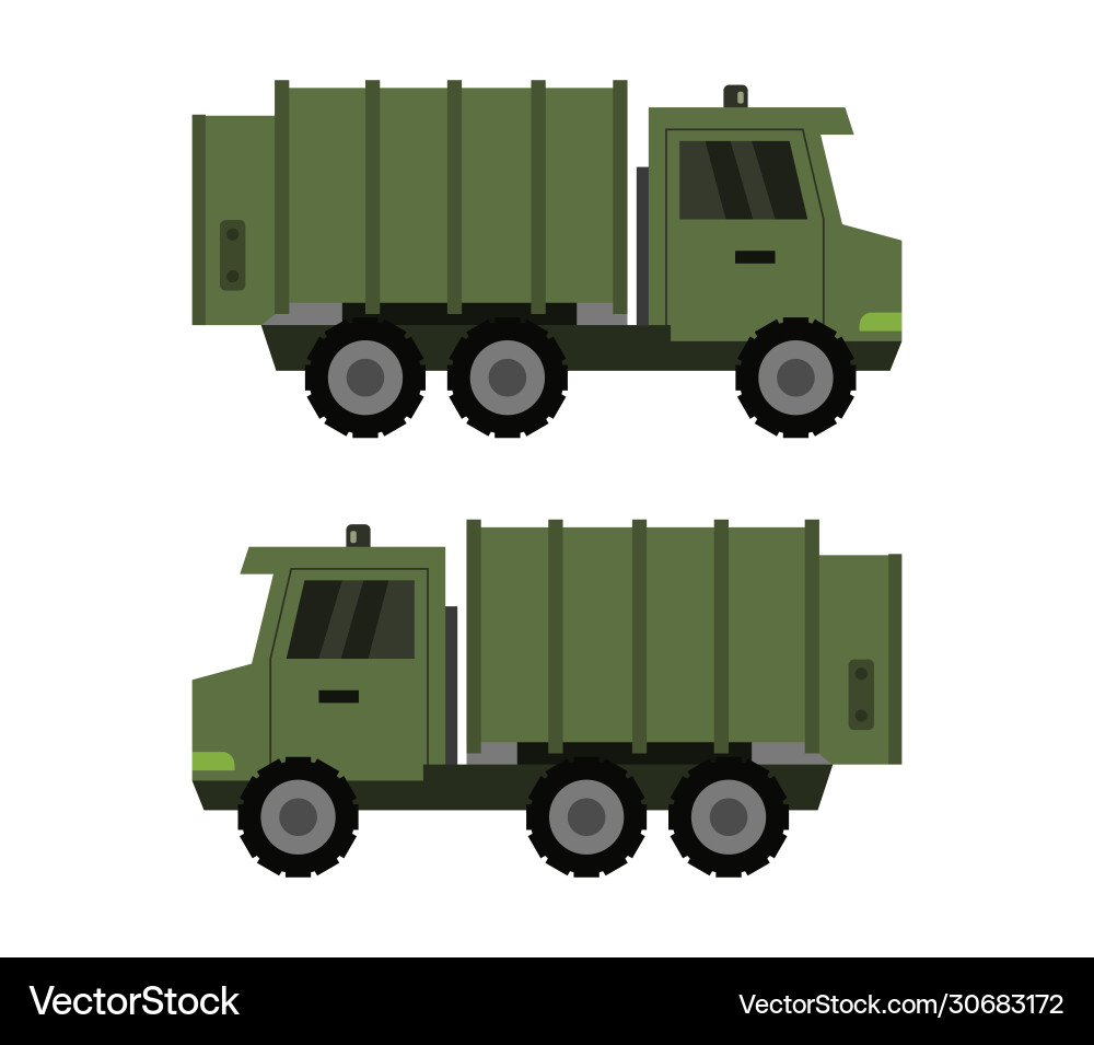 Garbage icon in on white background Vector Image