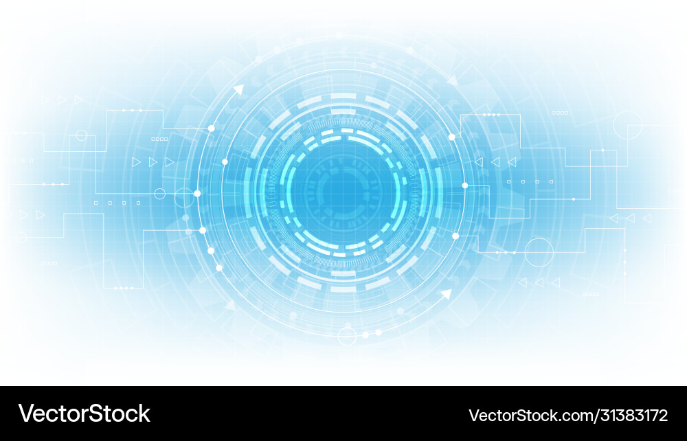 Hi-tech digital data connection system Hi-tech digital data connection system vector image