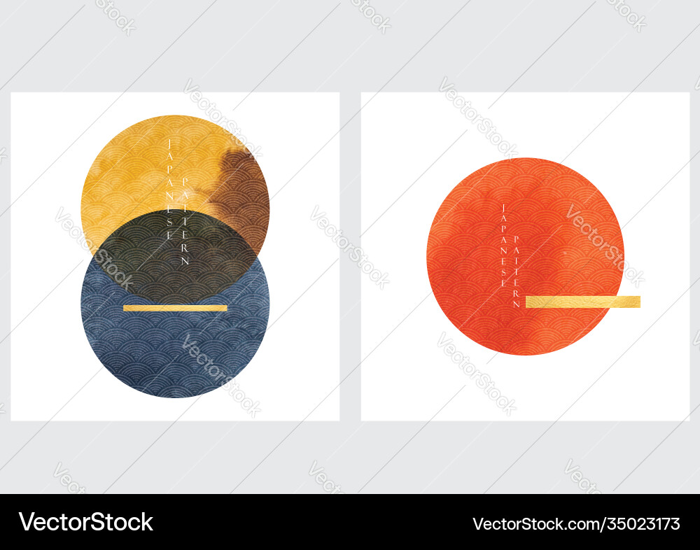 Abstract background with japanese wave pattern Abstract background with japanese wave pattern vector image