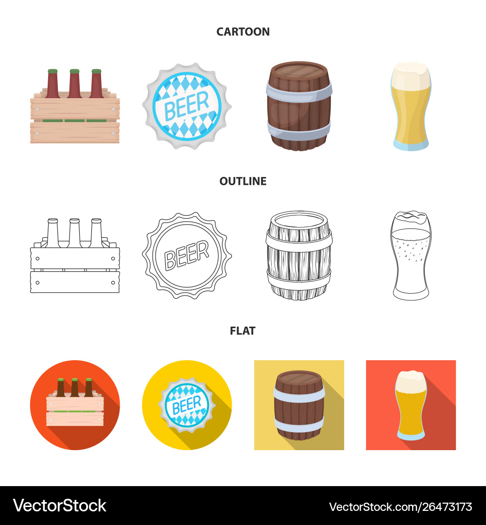 Design minimal and pint sign set Vector Image