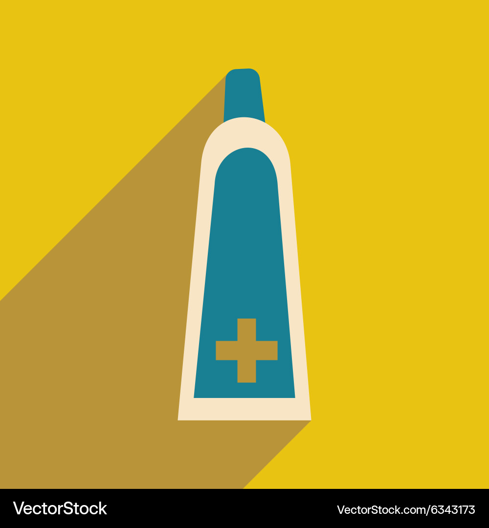 Flat with shadow icon and mobile application Vector Image