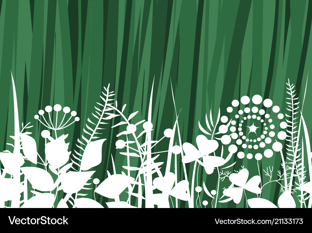 Grass seamless pattern Grass seamless pattern vector image