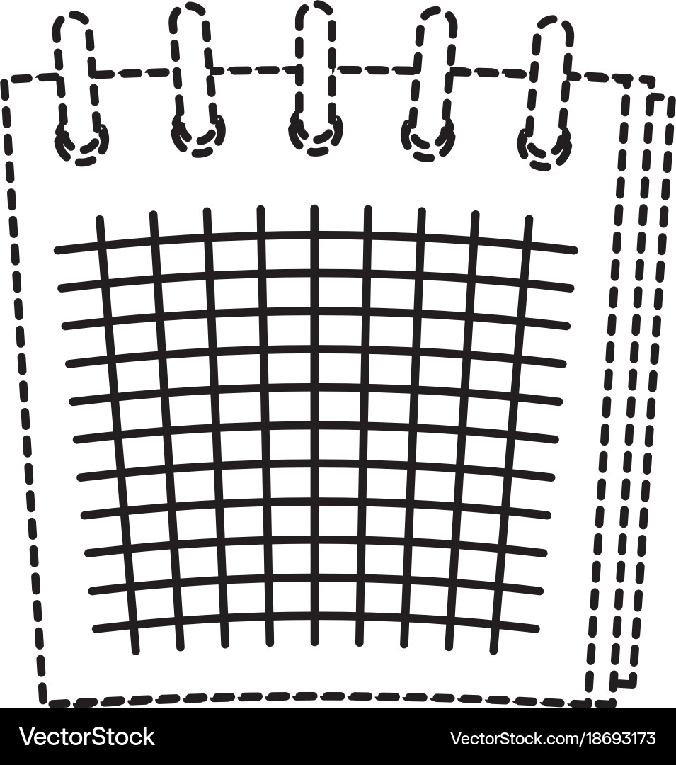 Isolated notebook design vector image