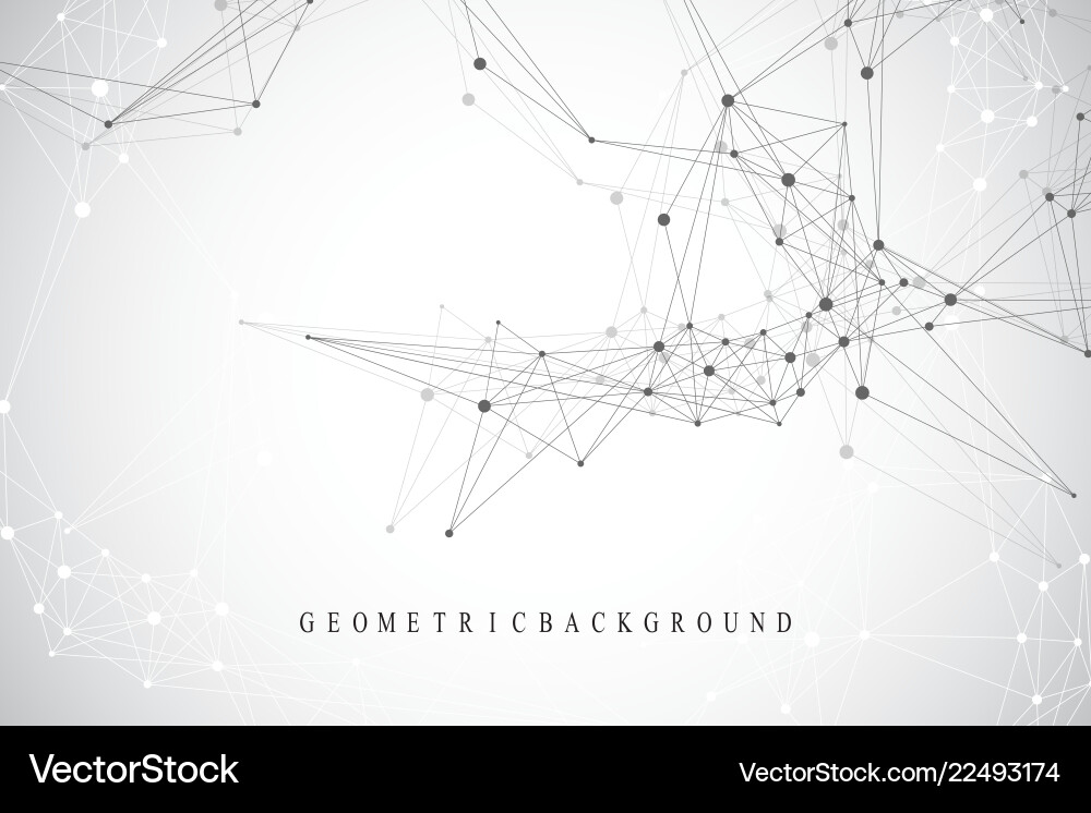 Big data visualization graphic abstract Vector Image