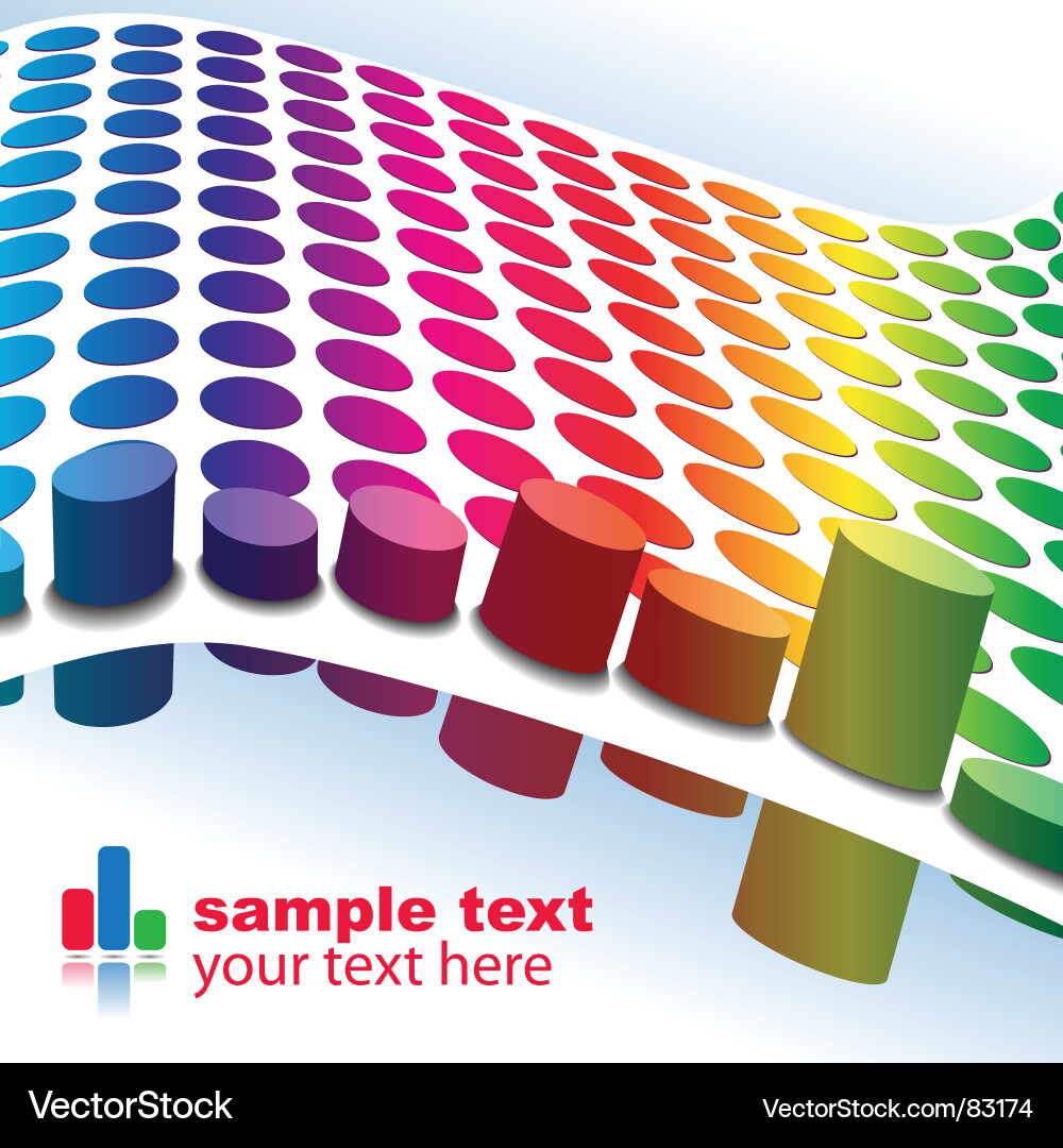 Dynamic Colorful Gradient Background Vector Image