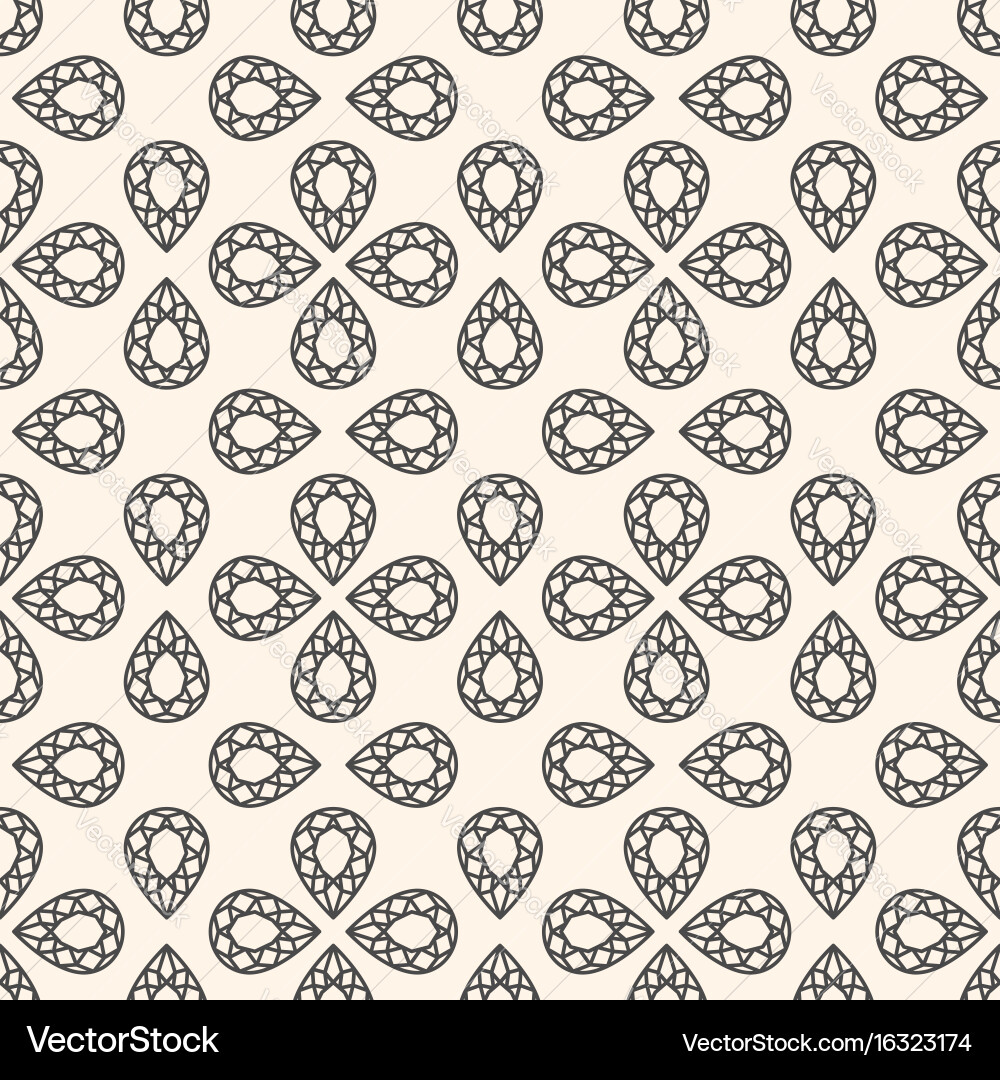 Gemstone Pattern vector image