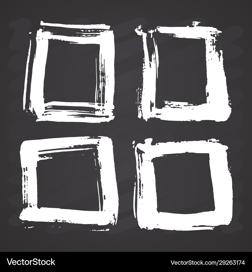 Grunge Text Boxes & Frames vector image