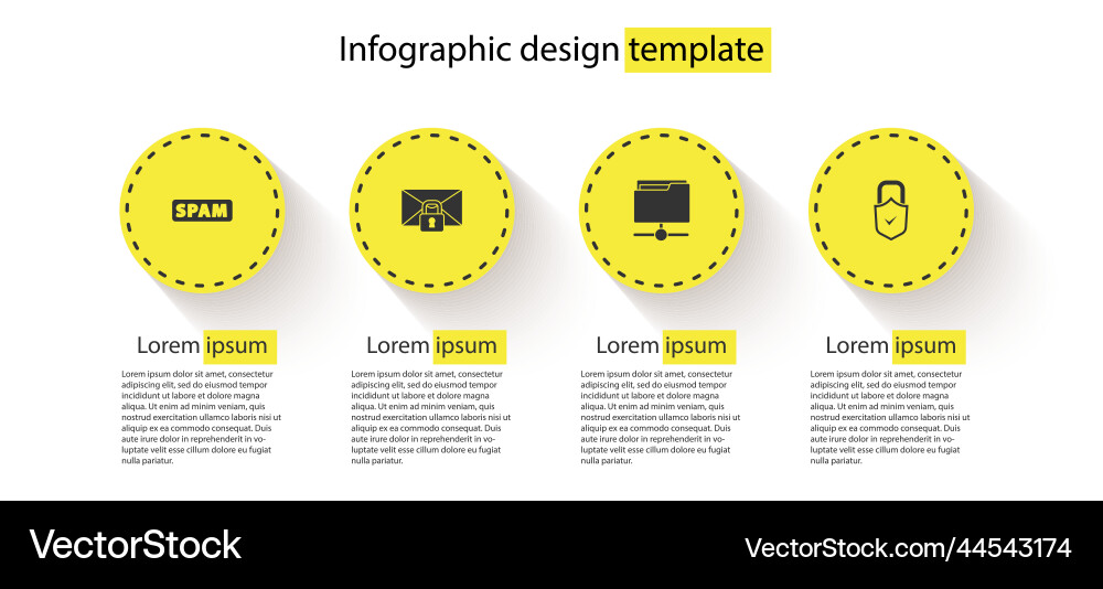 Set spam mail message lock password ftp folder Set spam mail message lock password ftp folder vector image