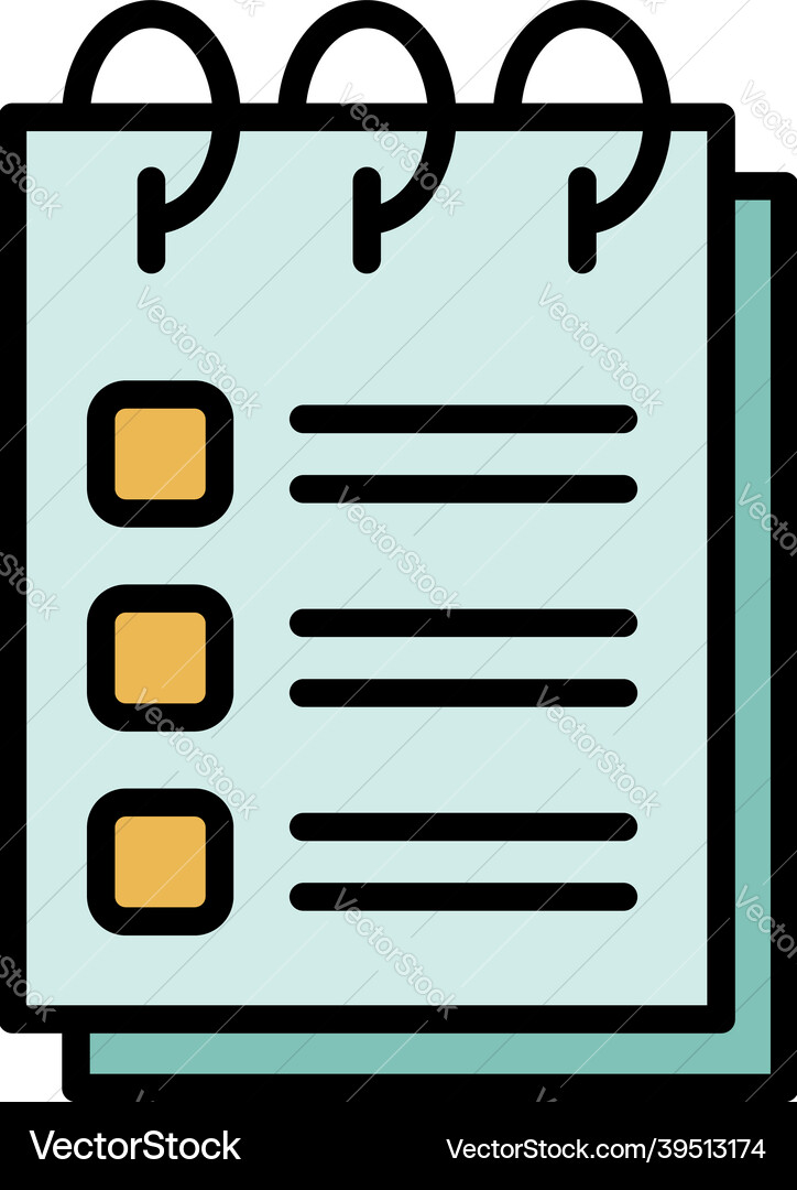 Training program icon color outline Training program icon color outline vector image