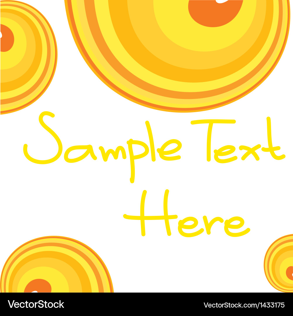 Abstract background for design vector image