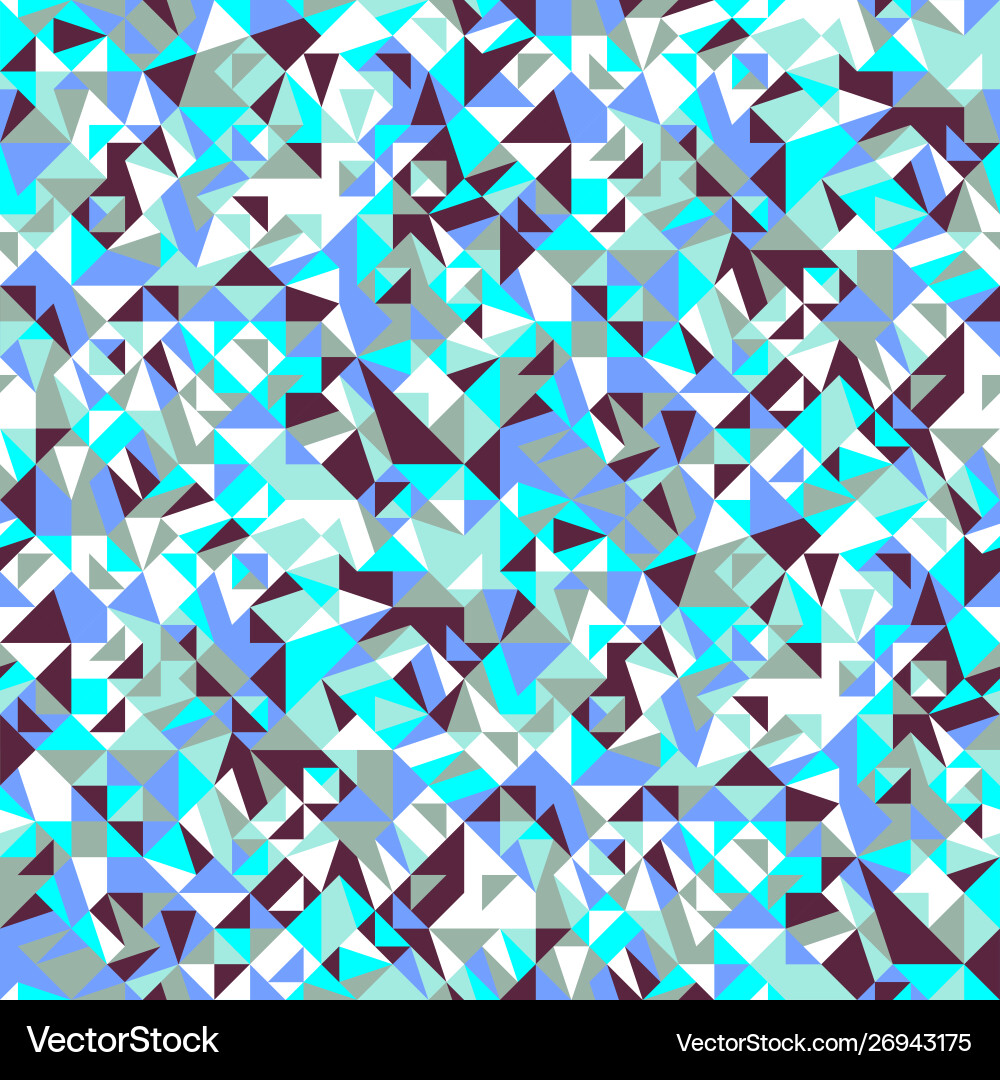 Colorful geometrical random triangle pattern vector image
