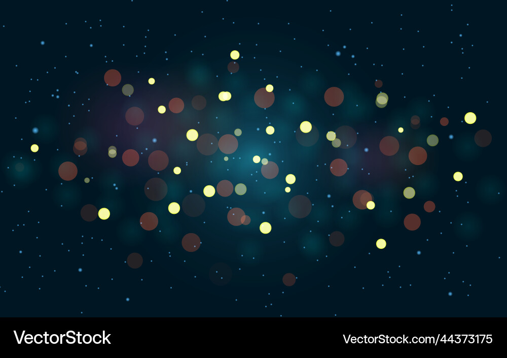 Galaxy Bokeh Abstract Background vector image