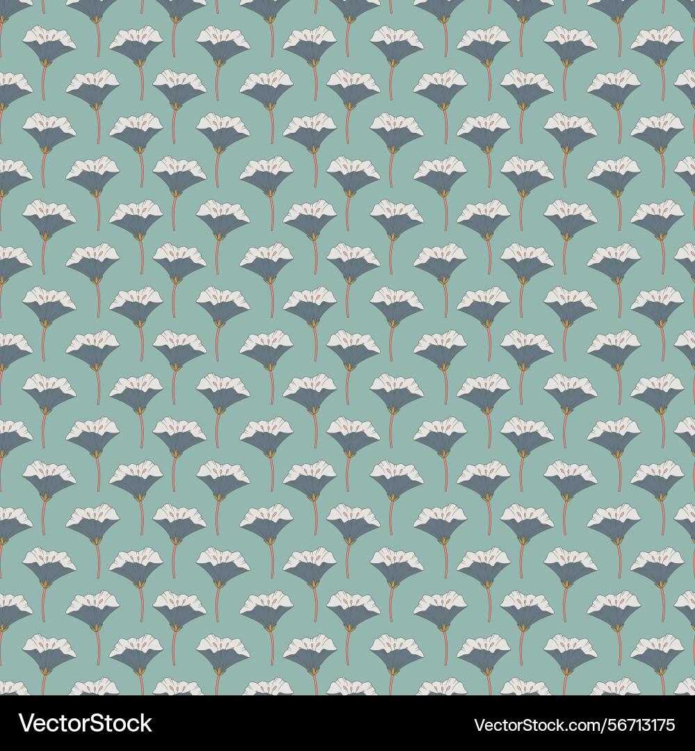 Seamless pattern with convolvulus flowers Seamless pattern with convolvulus flowers vector image
