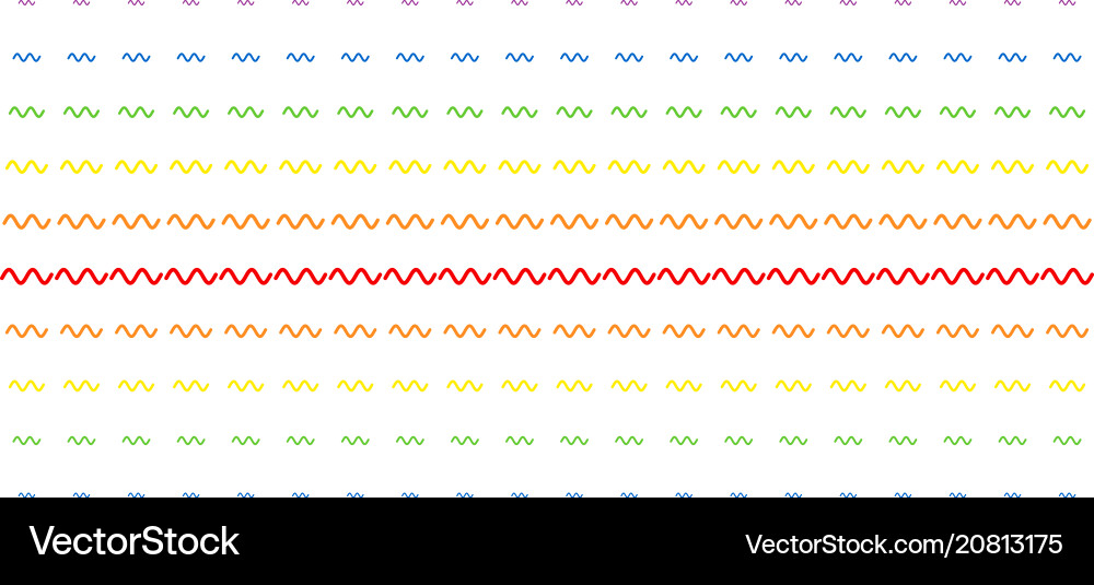 Sinusoid wave shape halftone spectrum pattern Sinusoid wave shape halftone spectrum pattern vector image