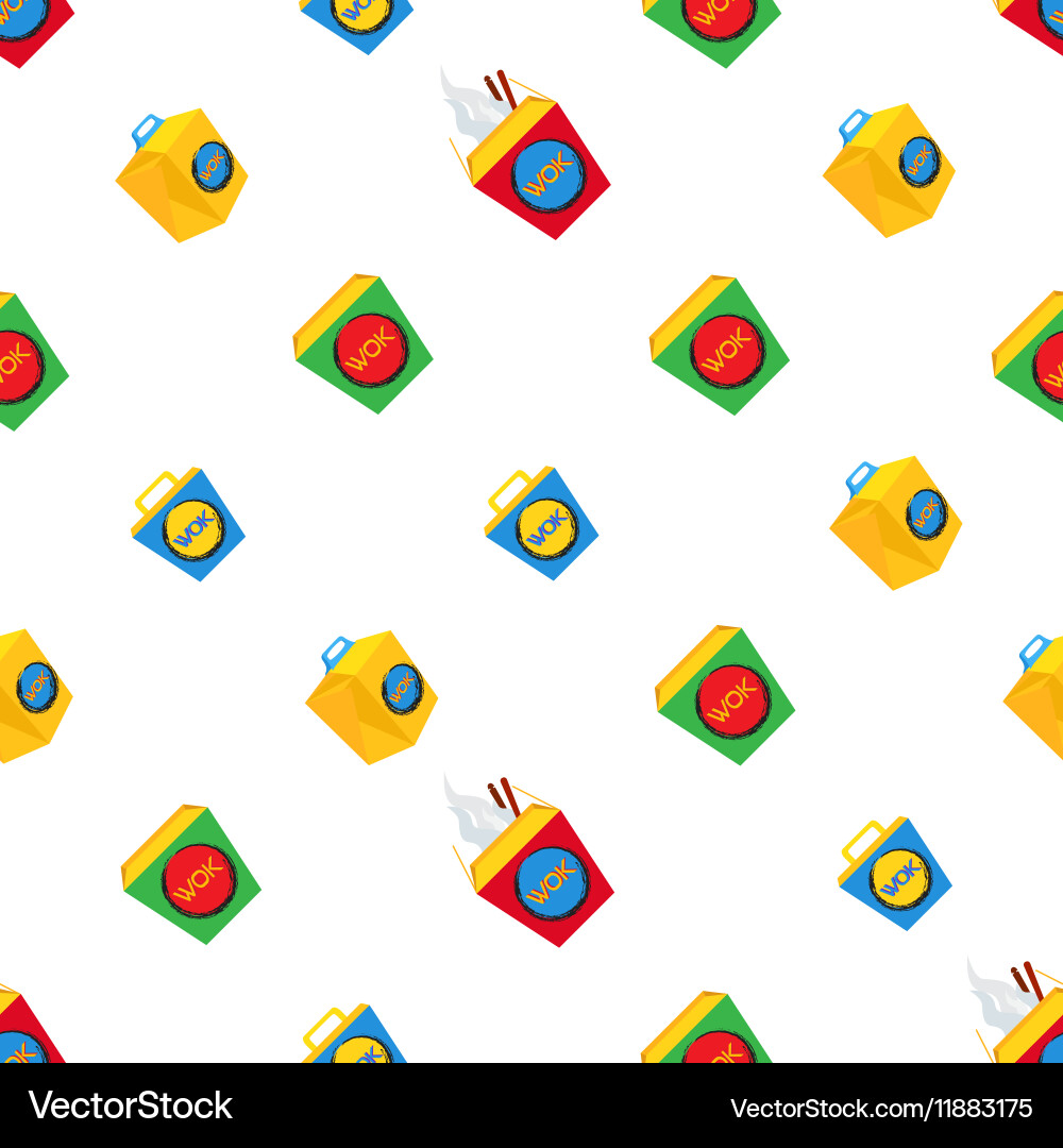 Wok pattern Vector Image