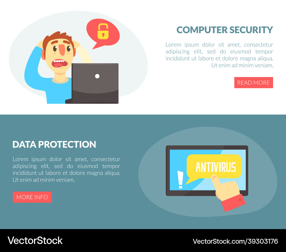 Digital and mobile security from hacker attack Digital and mobile security from hacker attack vector image