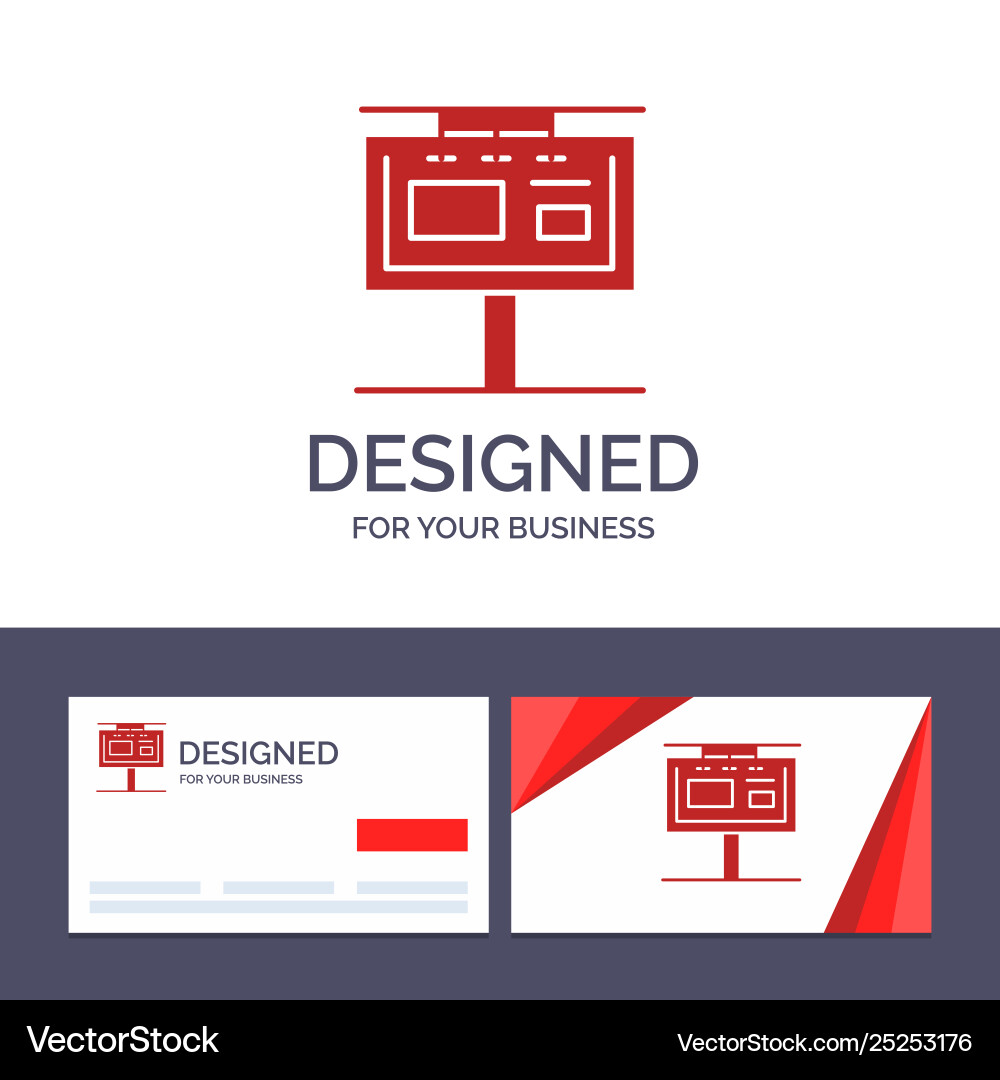 Kreative Visitenkarte und Logo-Vorlage Kreative Visitenkarte und Logo-Vorlage vektorbild