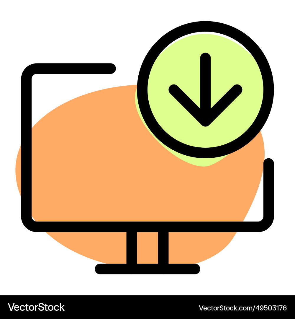 Obtaining information from desktop setting vector image