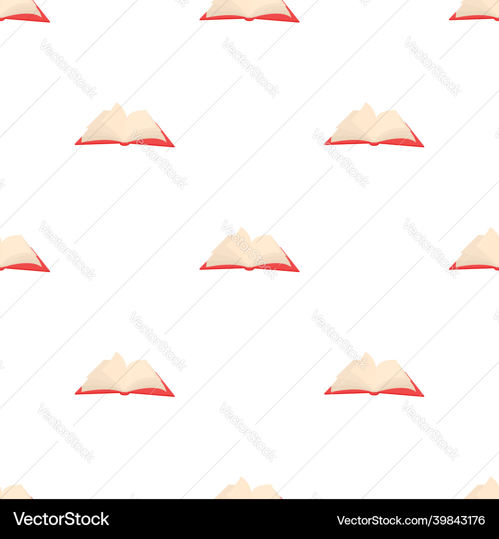 Opened book with pages fluttering pattern seamless Opened book with pages fluttering pattern seamless vector image