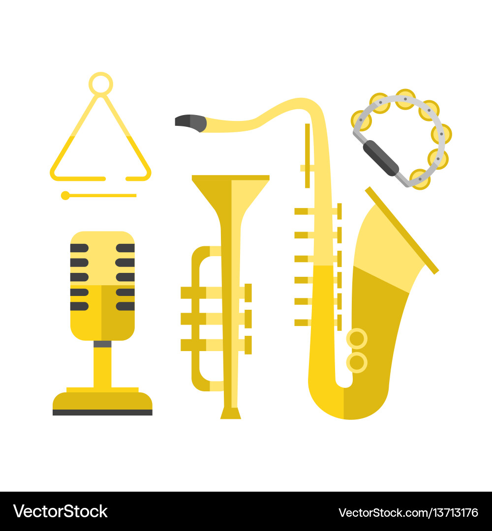 Saxophon gold icon musik klassisch klingen Saxophon gold icon musik klassisch klingen vektorbild