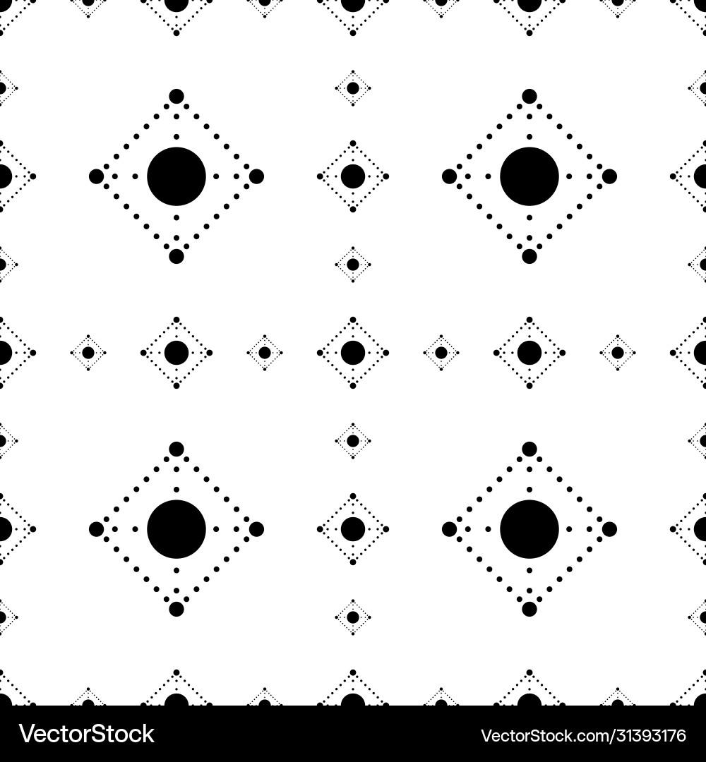 Seamless abstract pattern circles and dots Seamless abstract pattern circles and dots vector image