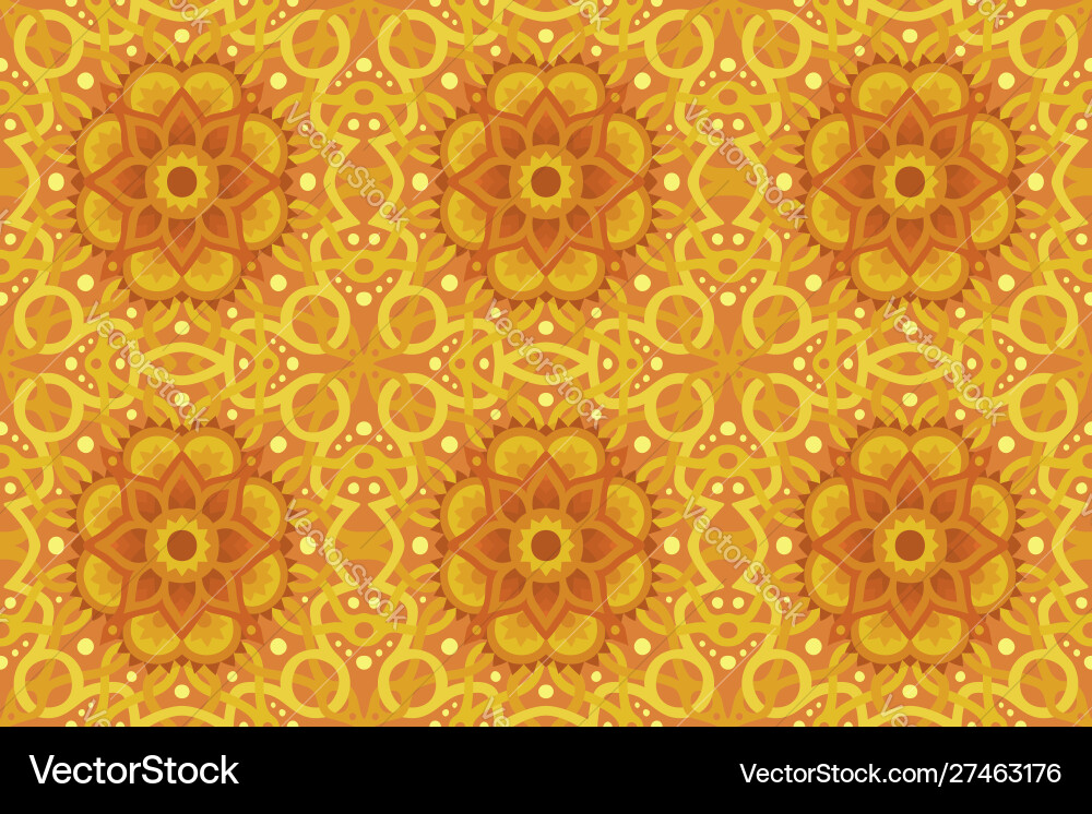 Sunny Art mit gelbem abstrakten nahtlosen Muster Sunny Art mit gelbem abstrakten nahtlosen Muster vektorbild