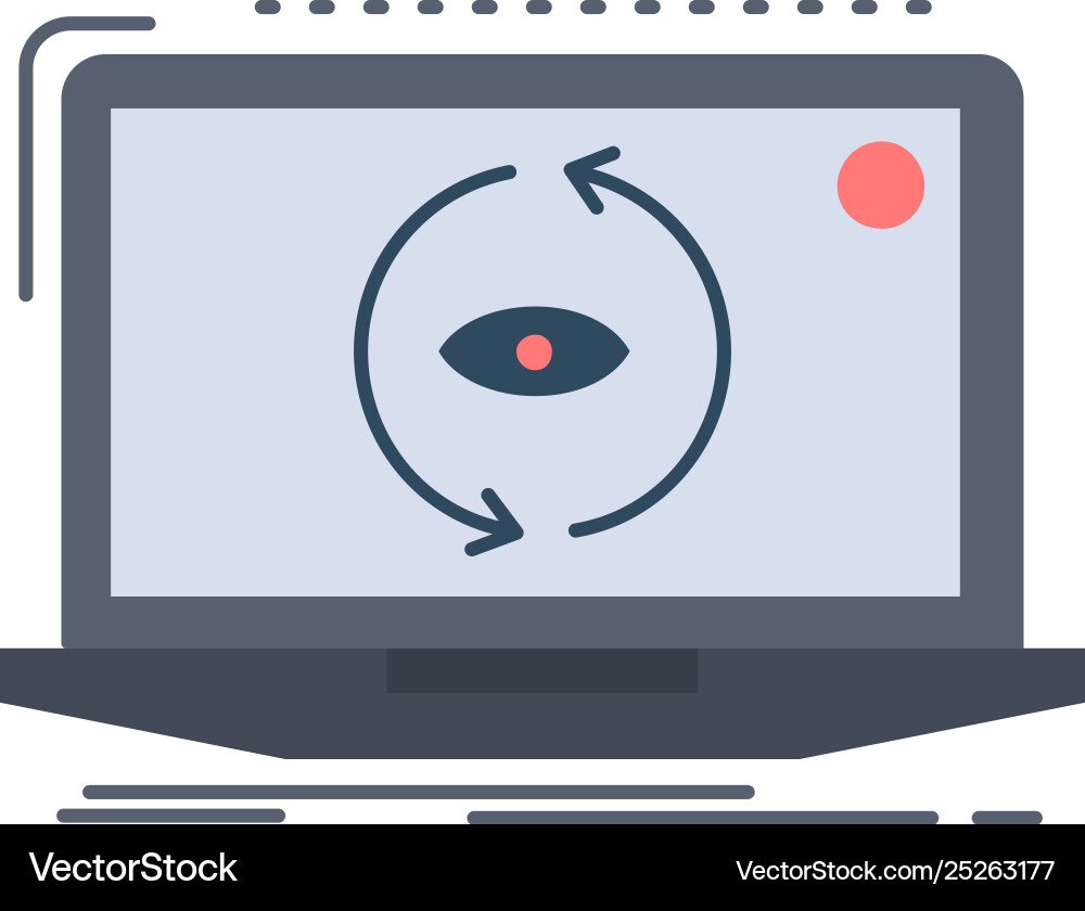 App application new software update flat color App application new software update flat color vector image