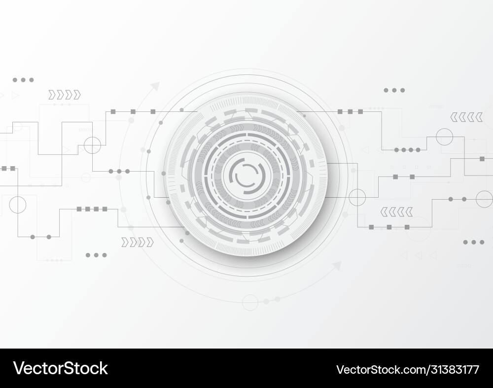 Hi-tech digital data connection system Hi-tech digital data connection system vector image