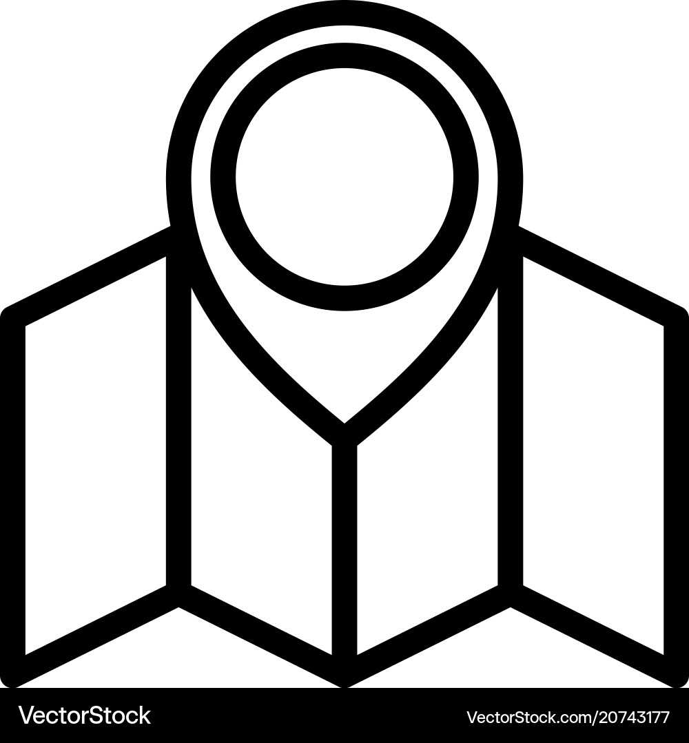 Map element vector image