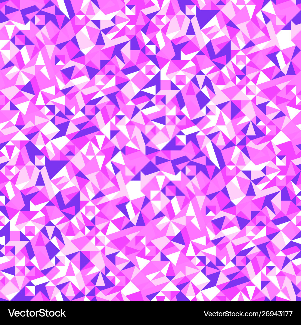 Seamless abstract geometrical random triangle vector image