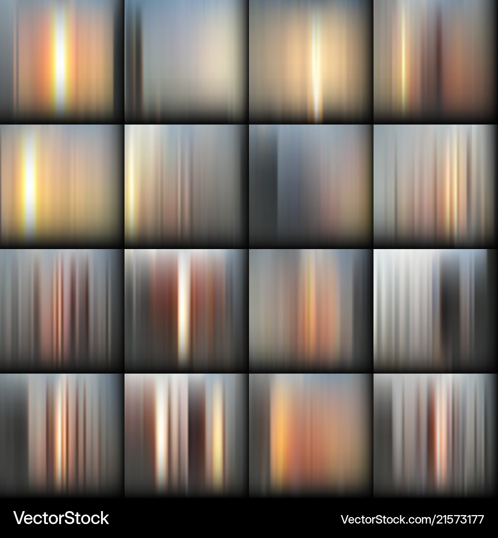 Set of a soft mesh gradient background vector image