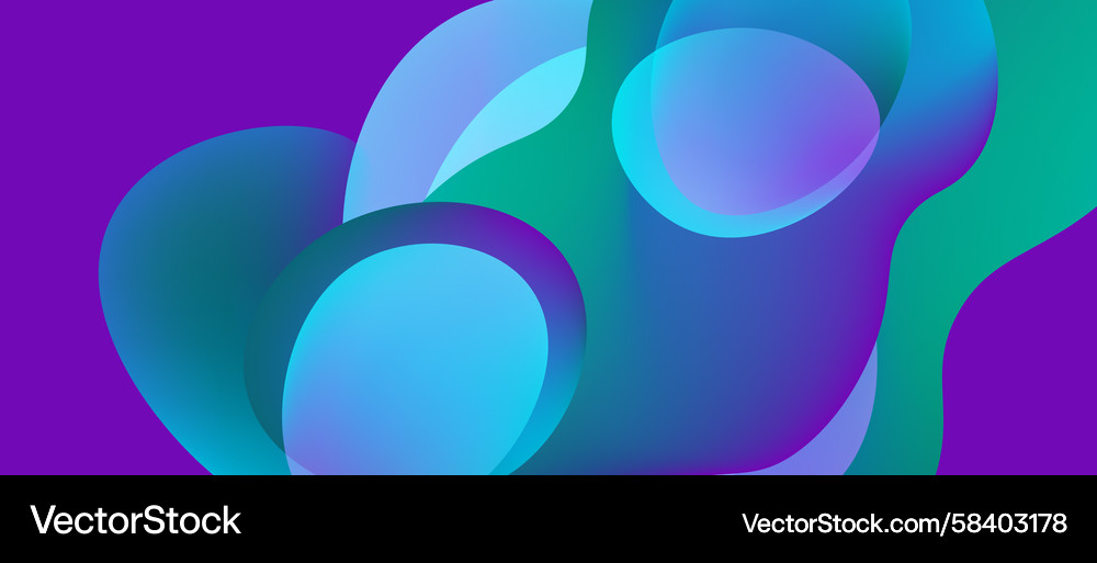 Abstract composition featuring overlapping Abstract composition featuring overlapping Vector Image
