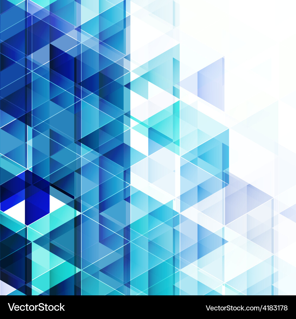 Abstract triangular background Vector Image