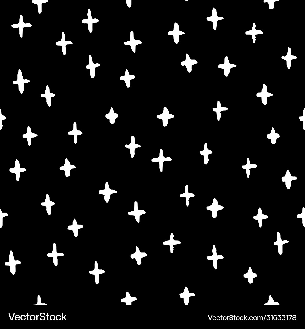 Celestial Brushstroke Pattern Vector Image