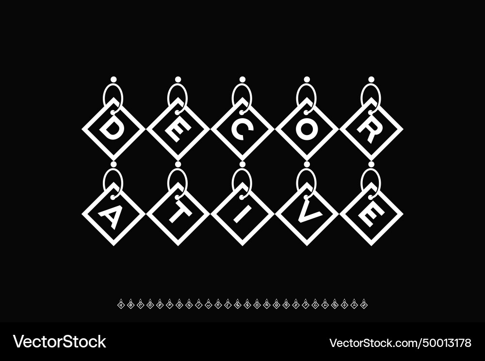 Display alphabet font design suitable Vector Image