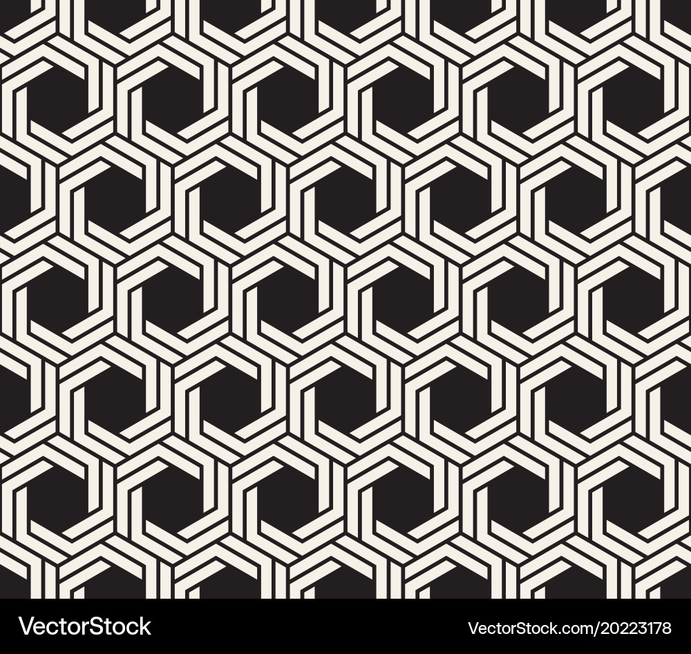 Geometric Lattice Pattern vector image
