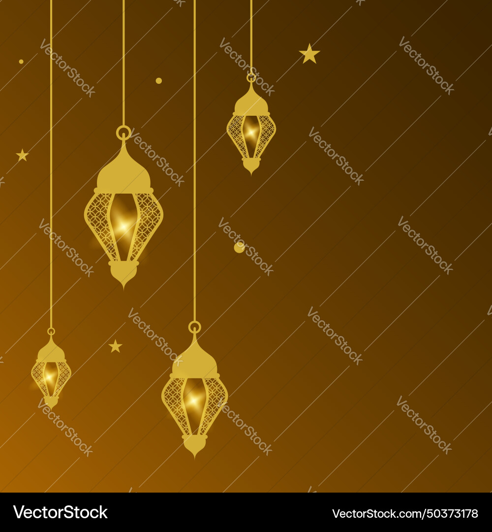 Lantern design frame element collection Vector Image