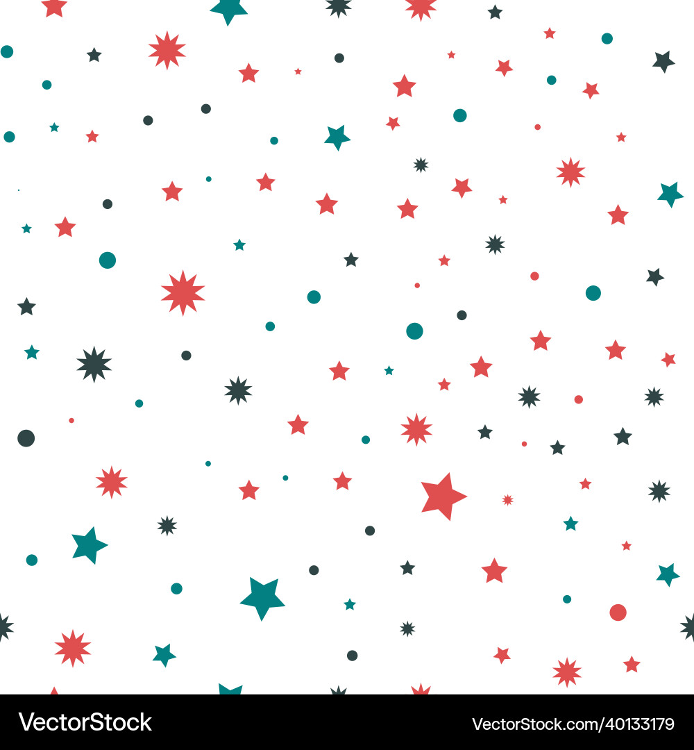 Abstract starry and dotted seamless patterns Abstract starry and dotted seamless patterns vector image