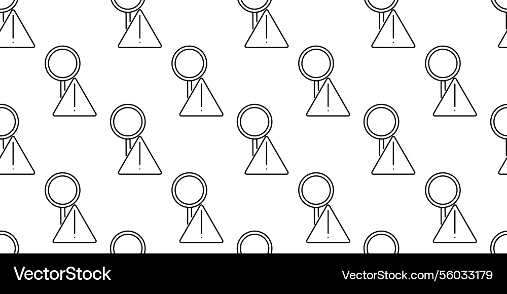 Geometric pattern of triangles circles Vector Image