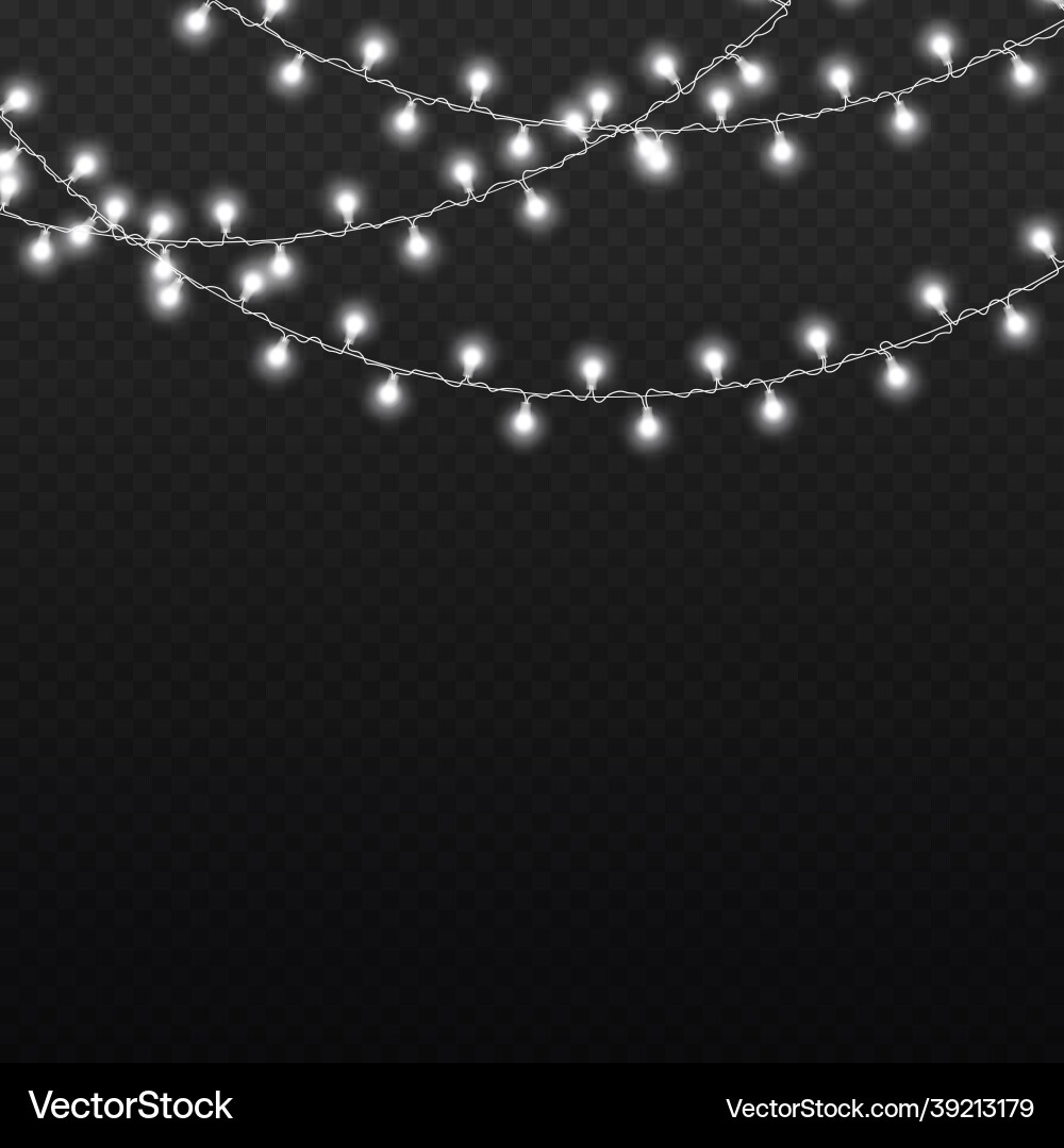 Led Neon Lichter weiße Weihnachten Girlande Dekoration Led Neon Lichter weiße Weihnachten Girlande Dekoration vektorbild